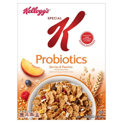 Special K Breakfast Cereal Probiotics Berries and Peaches - 10.5 Oz - Image 3