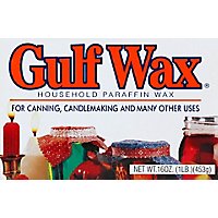 Gulf Wax Paraffin Wax Household - 16 Oz - Image 1
