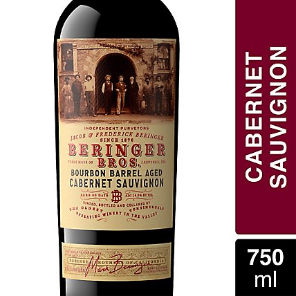 Beringer Bros Bourbon Barrel Cabernet Wine - 750 Ml - Image 2