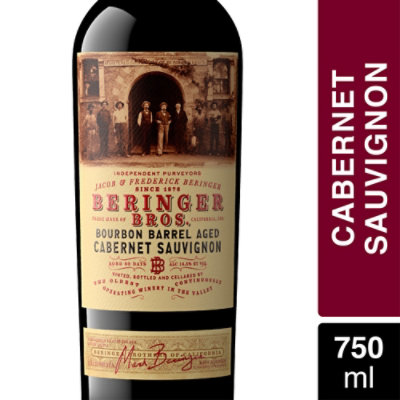 Beringer Bros. Bourbon Barrel Aged California Cabernet Sauvignon Red Wine - 750 Ml - Image 1