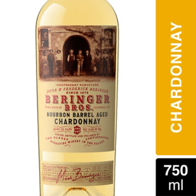 Beringer Bros. Bourbon Barrel Aged California Chardonnay White Wine - 750 Ml - Image 1