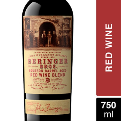 Beringer Bros. Bourbon Barrel Aged California Red Wine Blend - 750 Ml - Image 1