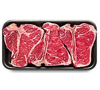 Meat Counter Beef USDA Choice Loin T-Bone Steak Value Pack
