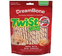 DreamBone Dog Chews Vegetable & Chicken Twist Sticks 50 Count - 9.7 Oz