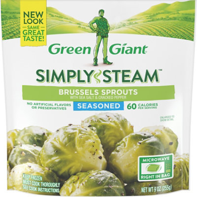 Green Giant Steamers Brussels Sprouts With Sea Salt And Cracked Pepper - 11 Oz - Image 1