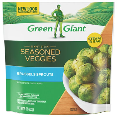Green Giant Steamers Brussels Sprouts With Sea Salt And Cracked Pepper - 11 Oz