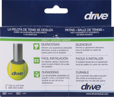 Drive Medical Tennis Ball Glides 10121 - Each - Image 4