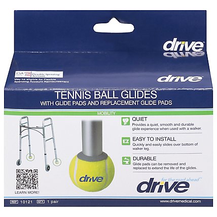 Drive Medical Tennis Ball Glides 10121 - Each - Image 1