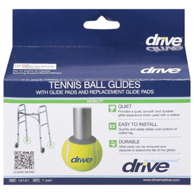 Drive Medical Tennis Ball Glides 10121 - Each