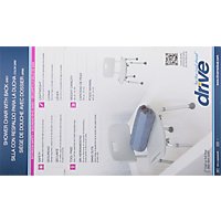 Drive Medical Shower Chair With Back Grey - Each - Image 3