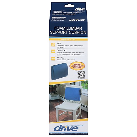 Drive Medical Foam Lumbar Support Cushion - Each