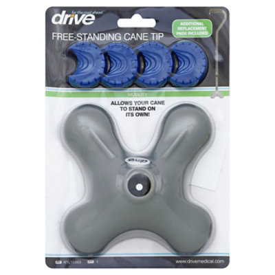 Drive Medical 4 Point Cane Tip - Each - Image 1