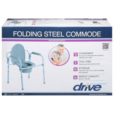 Drive Medical New Commode Rtl11158kdr - Each - Image 3