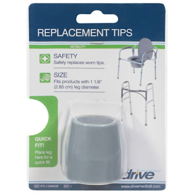 Drive Medical Utility Replacement Tips 1 & 1/8 - Each - Image 3