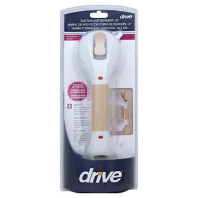 Drive Medical Grab Bar Suction Cup 12in - Beige - Each - Image 1