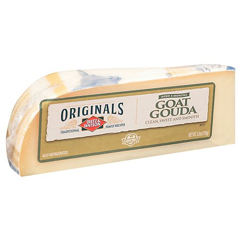 Dietz & Watson Originals Goat Gouda Cheese Wedge 5.3 Oz