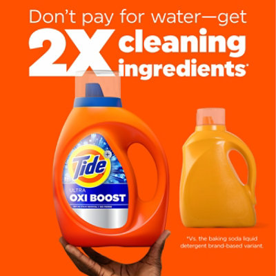 Tide Ultra Oxi Liquid Laundry Detergent HE Compatible 59 Loads - 92 Fl. Oz. - Image 6