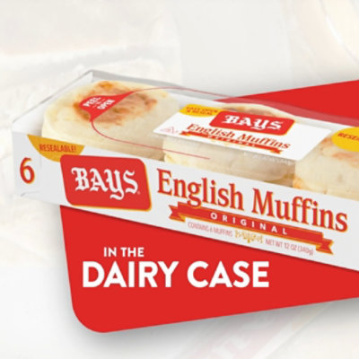 Bays Sourdough English Muffins 6 Count - 12 Oz - Image 2