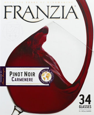 Franzia Wine Red Pinot Noir Carmenere - 5 Liter - Image 3