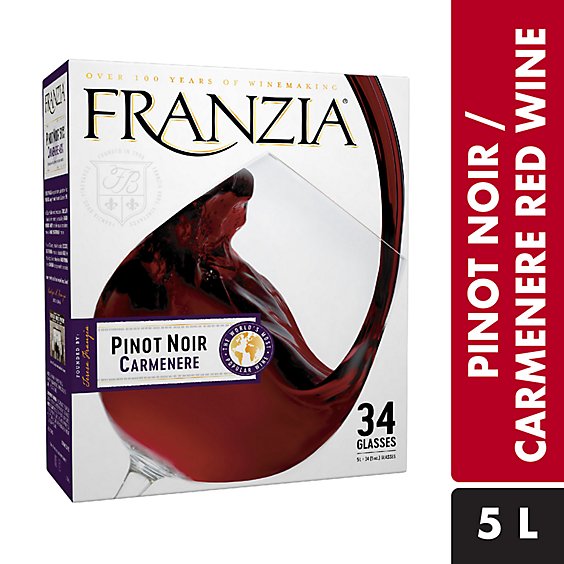 Franzia Pinot Noir Carmenere Red Wine - 5 Liters
