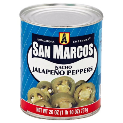 San Marcos Peppers Jalapeno Nacho Can - 26 Oz - Image 1