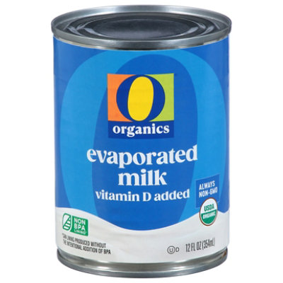 O Organics Organic Milk Evaporated - 12 Fl. Oz.