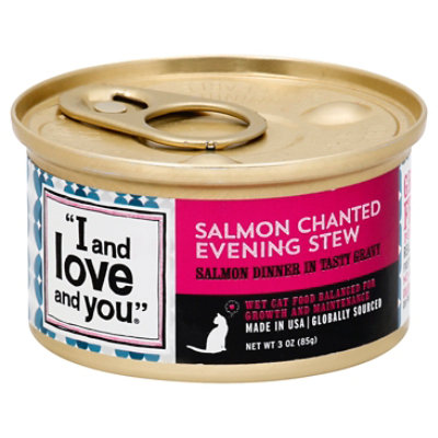 I And Love And You Cat Food All Natural Canted Evening Stew Can - 3 Oz - Image 1