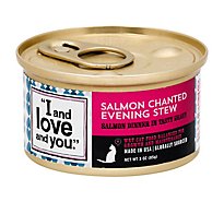 I And Love And You Cat Food All Natural Canted Evening Stew Can - 3 Oz