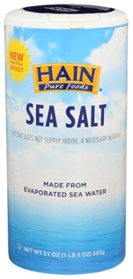Hain Salt Sea - 21 Oz