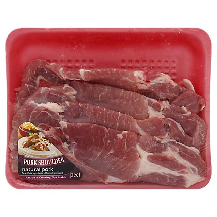Meat Counter Pork Shoulder Blade Steak Thin - 1.50 LB - Image 1