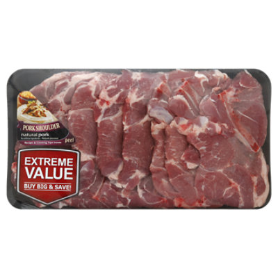 Pork Shoulder Blade Steak Thin Value Pack - 2.5 Lb - Image 1