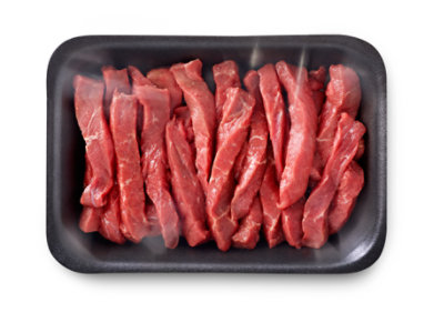 Open Nature Beef Grass Fed Angus Strips Stir Fry - 0.75 Lb - Image 1