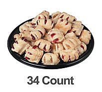 Bakery Strudel Bites Raspberry 34 Count - Each