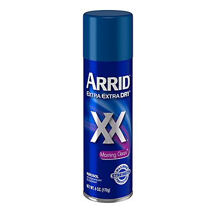Arrid XX Extra Extra Dry Morning Clean Aerosol Antiperspirant Deodorant - 6 Oz - Image 1