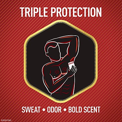 Old Spice Red Collection Captain Scent Invisible Solid Anti Perspirant and Deodorant Men - 2.6 Oz - Image 6