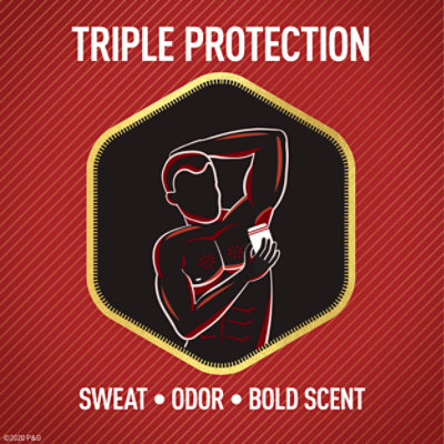 Old Spice Red Collection Captain Scent Invisible Solid Anti Perspirant and Deodorant Men - 2.6 Oz - Image 5