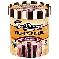 Dreyers Edys Ice Cream Slow Churned Triple-Filled Creamy Chocolatey Cores Tub - 1.5 Quart - Image 1