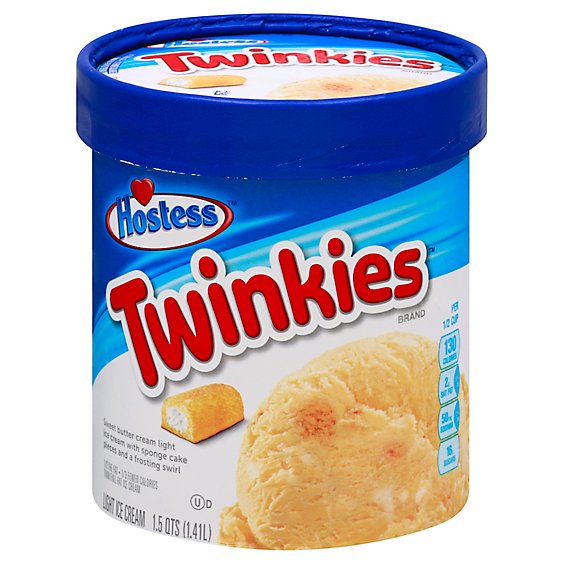 Hostess Twinkies Ice Cream - 1.5 Quart