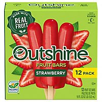 Outshine Fruit Ice Bars Strawberry 12 Count - 18 Fl. Oz. - Image 3