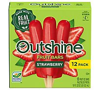Outshine Fruit Ice Bars Strawberry 12 Count - 18 Fl. Oz.