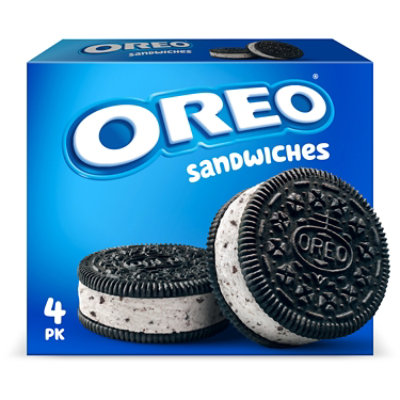 OREO Frozen Dairy Dessert Sandwiches - 4 Count - Image 1