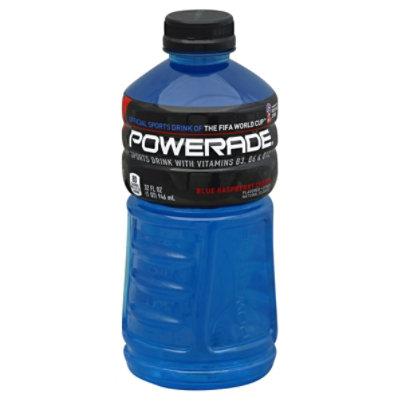 POWERADE Sports Drink Electrolyte Enhanced Blue Raspberry Cherry - 32 Fl. Oz.