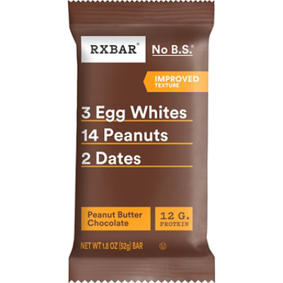 RXBAR Protein Bars Peanut Butter Chocolate Protein Snack - 1.8 Oz
