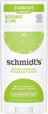Schmidts Deodorant Bergamot + Lime - 3.25 Oz - Image 2