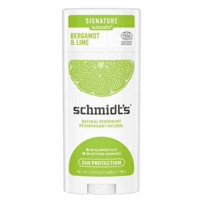 Schmidts Deodorant Bergamot + Lime - 3.25 Oz - Image 1