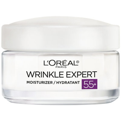 L'Oreal Paris Wrinkle Expert Age 55 Plus Anti-Aging Face Moisturizer - 1.7 Oz - Image 1