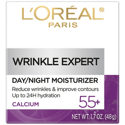 L'Oreal Paris Wrinkle Expert Age 55 Plus Anti-Aging Face Moisturizer - 1.7 Oz - Image 2