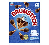 Drumstick Mini Drums Vanilla Sundae Cones - 20 Count
