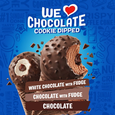 Nestle Drumstick Ice Cream We Love Chocolate Variety Pack -  8 Count - Image 4