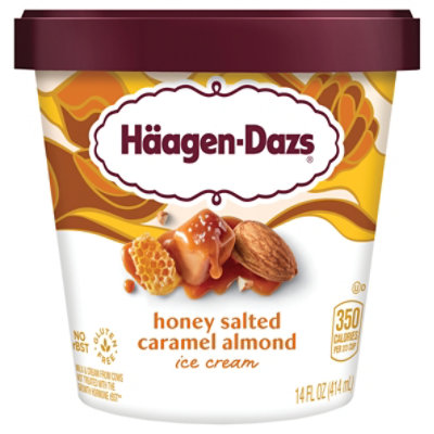 Haagen-Dazs Honey Salted Caramel Almond - 14 Fl. Oz.